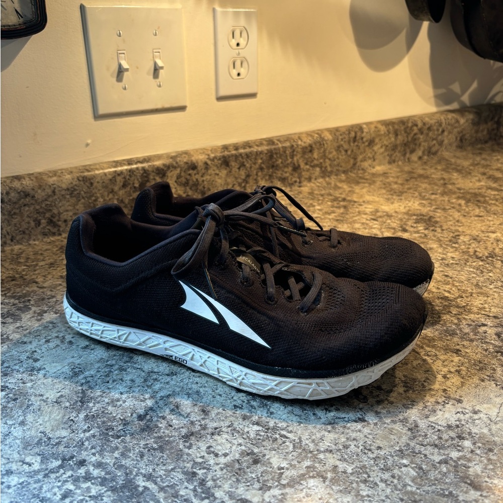 Altra Black Running Shoes with White Details